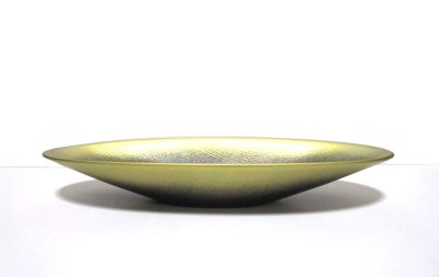 画像3: 特-７７１　陶漆器 金/黒１４.５号舟型水盤