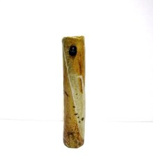 他の写真1: 特-７６８　手造り唐津風８.５号丸長掛花入