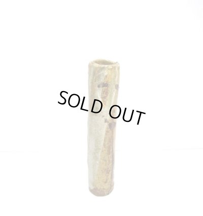 画像3: 特-７６８　手造り唐津風８.５号丸長掛花入