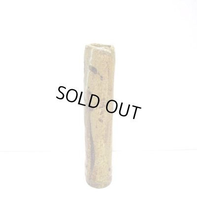 画像5: 特-７６８　手造り唐津風８.５号丸長掛花入