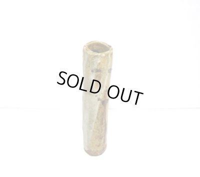 画像4: 特-７６８　手造り唐津風８.５号丸長掛花入