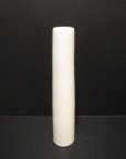 画像5: 特-７７０　手作り白釉１２号丸筒型花器
