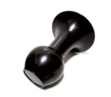他の写真3: 特-７７６　銅器　古典丸蕪立華瓶 古銅色　（再生品）（一点限り）