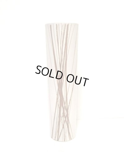 画像3: 手作り 白釉１１号細寸胴 茶線彫　T-０７－１１