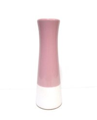 カラー花瓶１０号竪杵型 ピンク　T-０７－０６