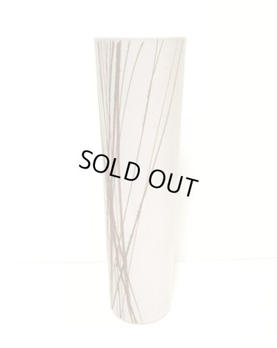 画像5: 手作り 白釉１１号細寸胴 茶線彫　T-０７－１１