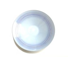 他の写真2: ライトブルー１２号丸皿鉢　T-０７－１９