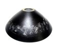 画像11: 作家物 手造り 黒１４.５号丸大鉢 金銀散らし　T-０７－２７