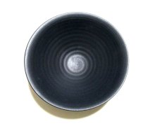 他の写真2: 作家物 手造り 黒１４.５号丸大鉢 金銀散らし　T-０７－２７