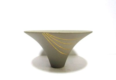 画像2: 鶯色８号丸朝顔形 金線入　T-０７-２４