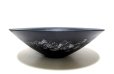 画像6: 作家物 手造り 黒１４.５号丸大鉢 金銀散らし　T-０７－２７