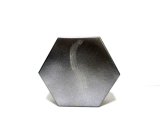 銀彩六角型花器（特注品）　T-０７-３１　