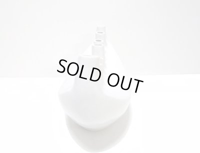 画像7: 白ツヤ１０号舟型１０口花器　T-０７-３９