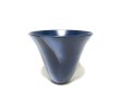 画像3: 紺青７号丸生花・立華花器 金線入　T-０７－４３