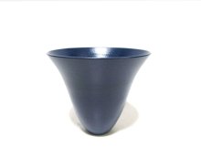 他の写真1: 紺青７号丸生花・立華花器 金線入　T-０７－４３