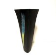 画像4: 手造り 艶消し黒４.５号正角長立華瓶　T-０7－５０　