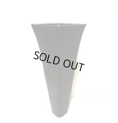 画像8: 手造り 艶消し黒４.５号正角長立華瓶　T-０7－５０　