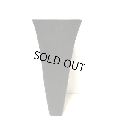 画像5: 手造り 艶消し黒４.５号正角長立華瓶　T-０7－５０　