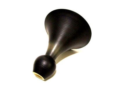 画像8: 作家物　艶消し黒 基本８号下かぶら型 銀線入　T-０７－４８