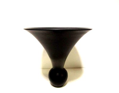 画像5: 作家物　艶消し黒 基本８号下かぶら型 銀線入　T-０７－４８