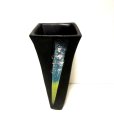 画像3: 手造り 艶消し黒４.５号正角長立華瓶　T-０7－５０　