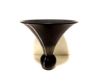 画像4: 作家物　艶消し黒 基本８号下かぶら型 銀線入　T-０７－４８