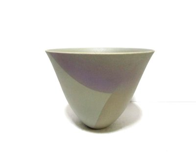 画像10: 鶯色８号丸広口生花花器 　T-０７－４４