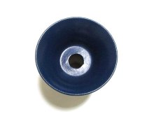他の写真2: 藍色６.５号丸反型ラセン生花・立花花器　T-０７－４２