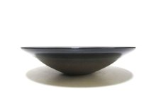 他の写真1: 黒／金彩　１２号丸皿鉢  K-３７