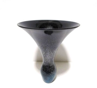 画像3: FRP花器　７.５号しらとり型 ブラックメタリック J-３０ 　