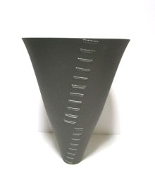 他の写真1: 一品作　グレイ８.５号丸大型生花・立華長鉢　T-０７－５３