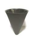 画像8: 一品作　グレイ８.５号丸大型生花・立華長鉢　T-０７－５３