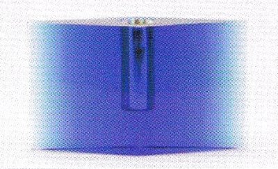 画像2: ガラス花器　涼７-９　クリスタル角瑠璃色（小）
