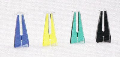 画像1: アクリル花器　涼７-２０　組立式一輪挿し４色