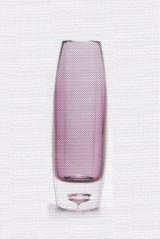 ポリカーボネート花器　涼７-２２　パープル筒形花器