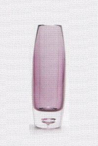 ポリカーボネート花器　涼７-２２　パープル筒形花器