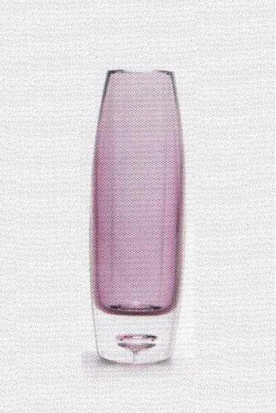 画像1: ポリカーボネート花器　涼７-２２　パープル筒形花器