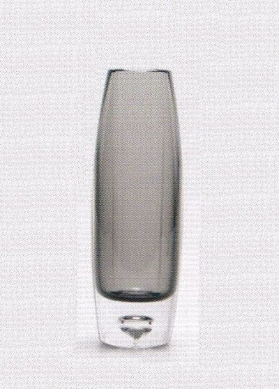画像1: ポリカーボネート花器　涼７-２２　グレー筒形花器