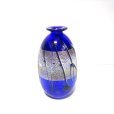 画像6: ガラス花器　一品作 作家物 金結晶５.５号自由花用丸花瓶　G-１３３