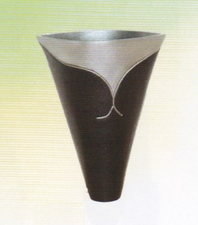 画像3: アルミ合金花器　岬 ブラック色分け