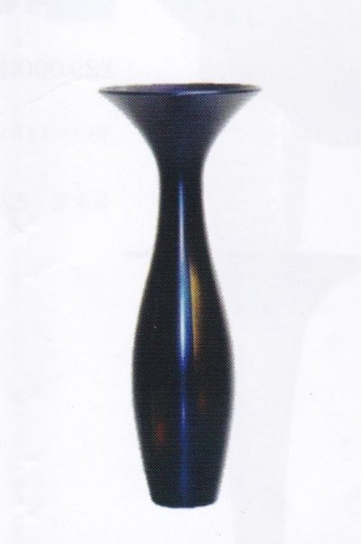 画像1: 銅器　白馬　マットブルー