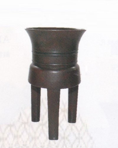 画像2: 銅器　鼎　上焼色　