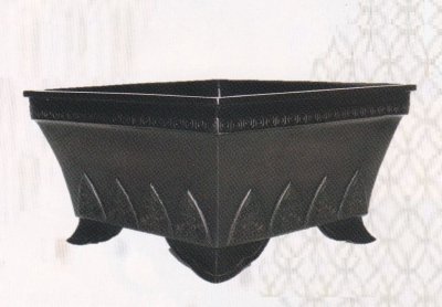 画像2: 銅器　菱形菖蒲砂鉢