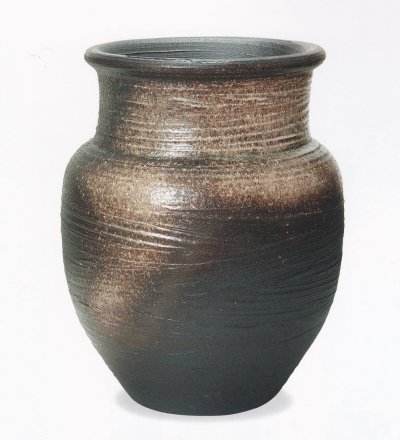 画像1: 灰釉大壷２２号　B001-01