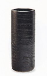 黒松皮寸胴花入 10号 B013-08