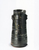 鉄釉花入 6.5号 B015-12