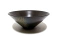画像6: ダークグレー９.５号丸広口鉢　T-０７-５５ (6)