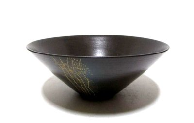 画像6: ダークグレー９.５号丸広口鉢　T-０７-５５