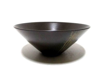 画像5: ダークグレー９.５号丸広口鉢　T-０７-５５