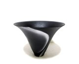 アルミ合金花器　オーロラ ブラック 特注色 （１点限り）